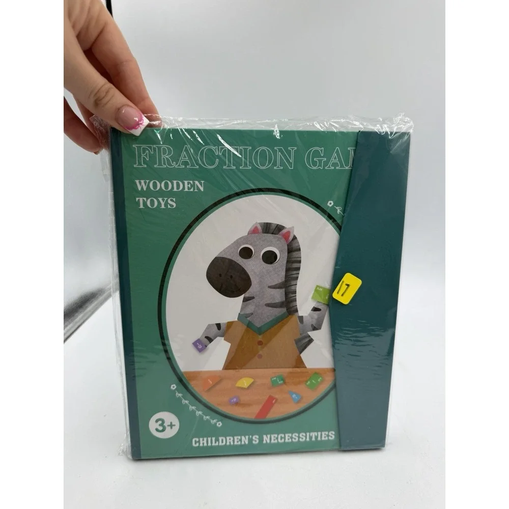 Fraction Games Wooden Toys 3+ BRAND NEW SEALED With Marker